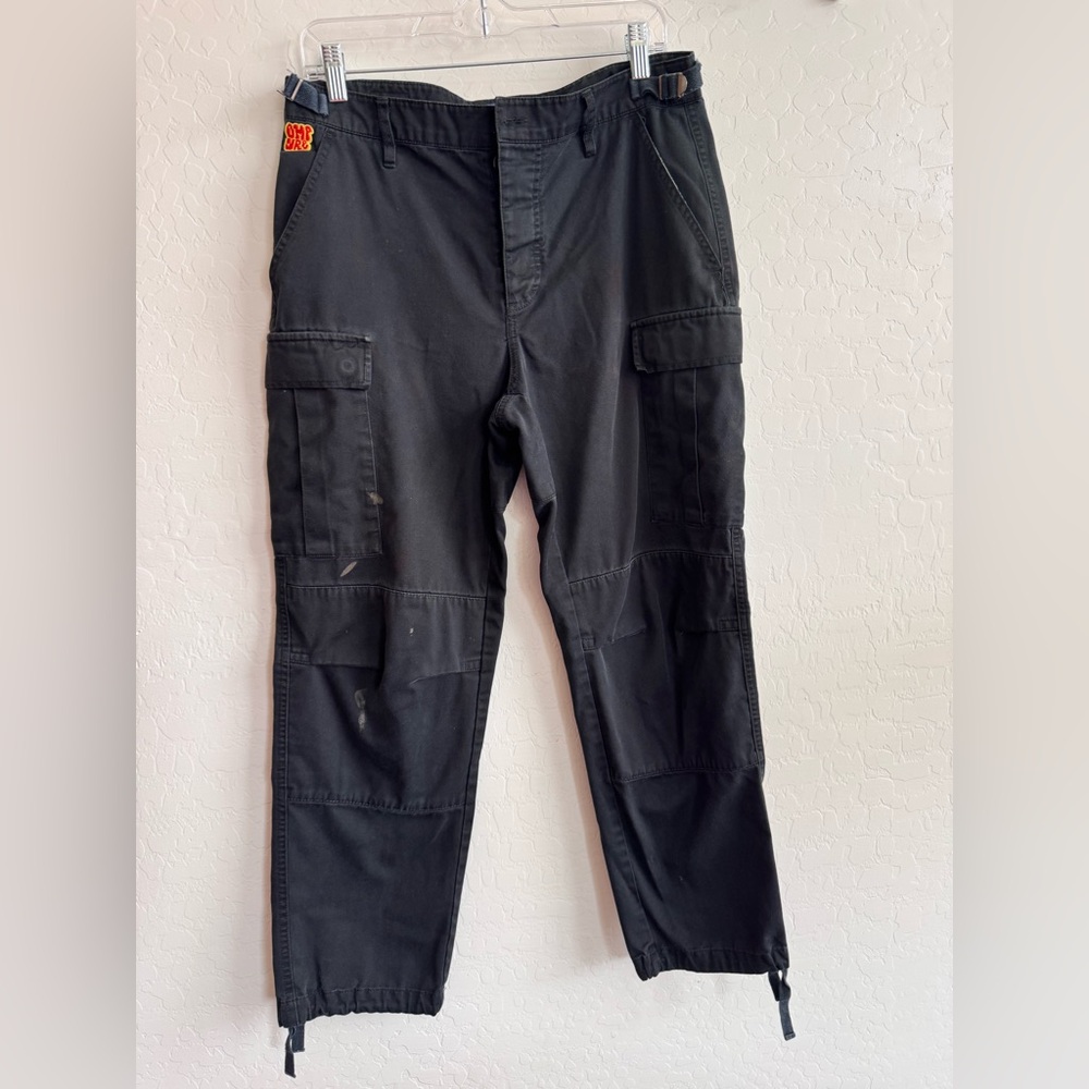 Empyre Distressed Black Cargo Pants